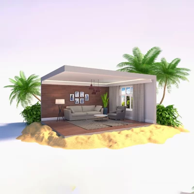 Prefabrik Çelik Ev Tek Katlı